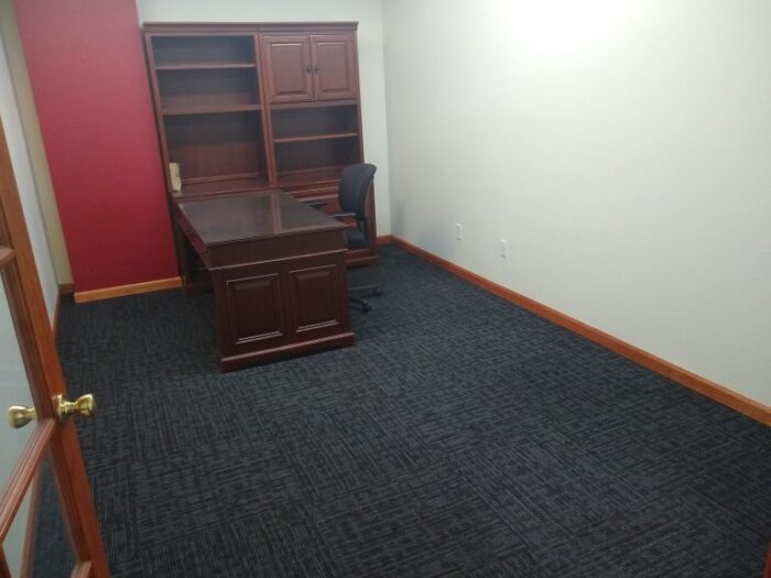 An office space inside 17th & Central Executive Suites - Office 14.