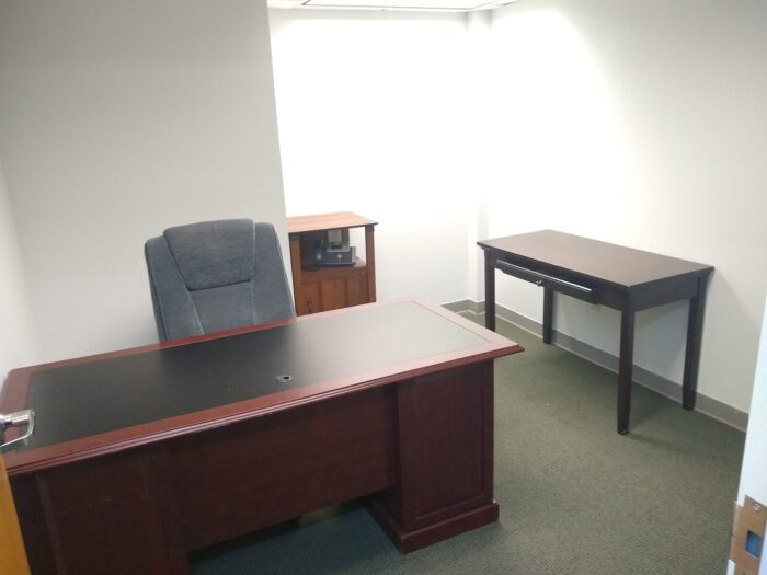 An office space inside 17th & Central Executive Suites - Office 15.