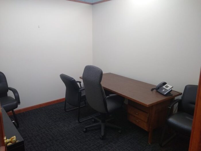 An desk inside 17th & Central Executive Suites - Office 2.